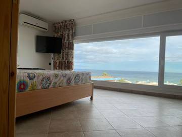 Gîte pour 7 personnes, avec balcon ainsi que jardin et vue dans Restinga Smir