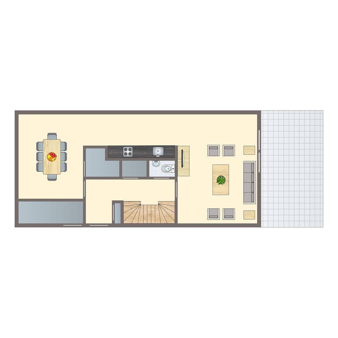 Bungalow für 8 Personen mit Balkon in Oostmahorn, Dongeradeel