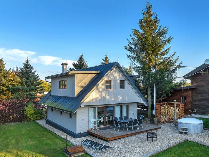 Ferienhaus für 10 Personen, mit Terrasse und Sauna sowie Garten, mit Haustier - 1