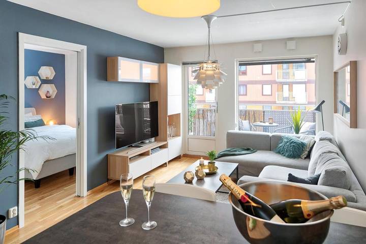 Ferienwohnung für 4 Personen, mit Garten und Ausblick in Trondheim - 2