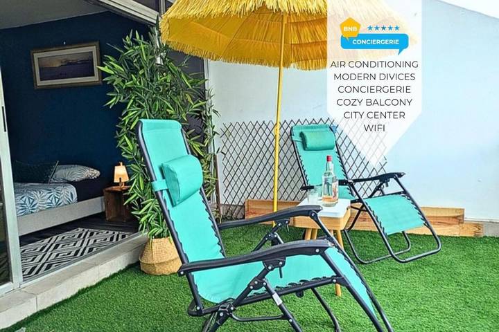 Location de vacances pour 2 personnes, avec terrasse dans Tahiti