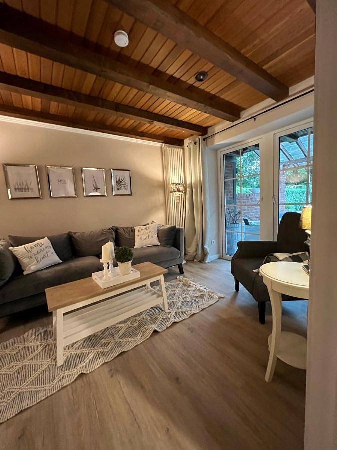 Ferienhaus für 4 Personen, mit Terrasse und Garten sowie Sauna und Ausblick in Wettringen