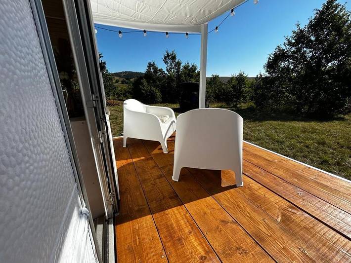 Camping für 2 Personen, mit Terrasse und Garten sowie Ausblick in Serbien - 2