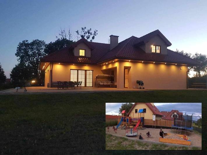 Domek letniskowy dla 4 osób, z taras i ogród w Mikołajki