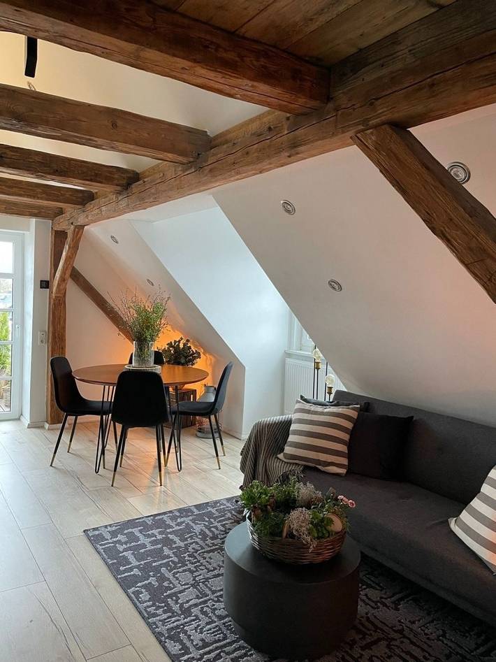 Ferienwohnung für 4 Personen, mit Balkon und Seeblick sowie Ausblick in Weißenstadt - 3