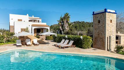 Ferienhaus in Santa Eulària des Riu, Ibiza Osten für 8 