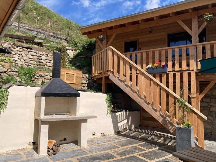 Gîte pour 2 personnes, avec Balcon ainsi que Terrasse et Vue à Matemale