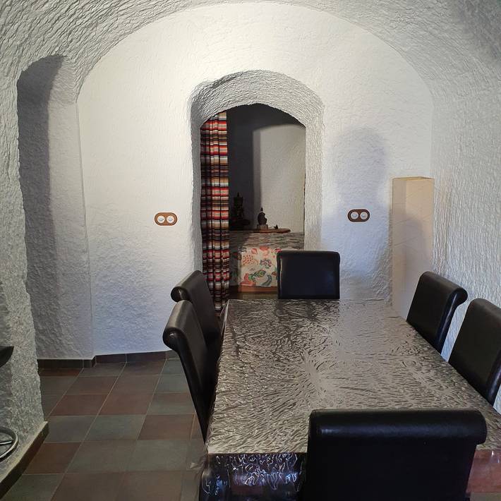 Chalet Cueva de Manuel with Mountain View, Garden & Whirlpool in Guadix, Geoparque de Granada