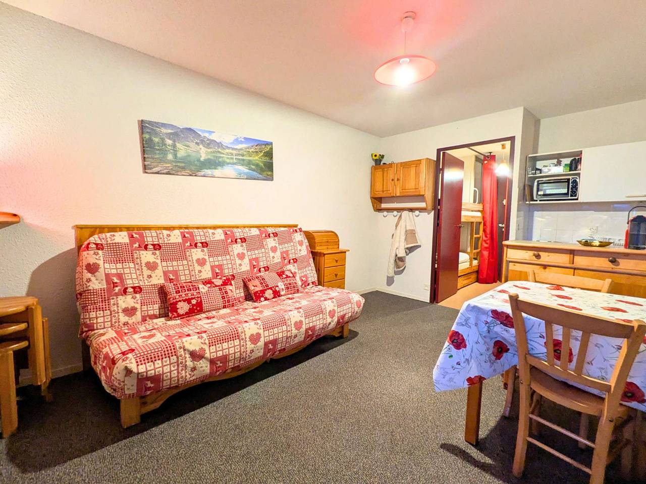 Ganzes Studio, Studio 4 Pers. am Fuße der Pisten - Haustiere erlaubt in Oz, Nationalpark Écrins