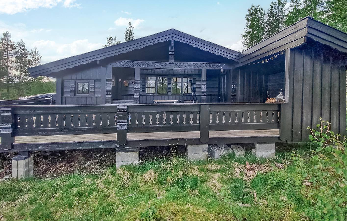 Ferienhaus für 7 Personen mit Terrasse in Hartevatnet, Bykle