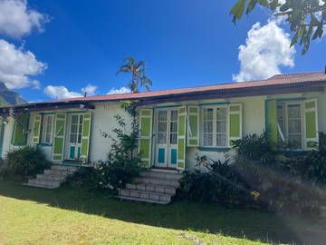 Maison d’hôte pour 7 personnes, avec jardin, animaux acceptés à Salazie