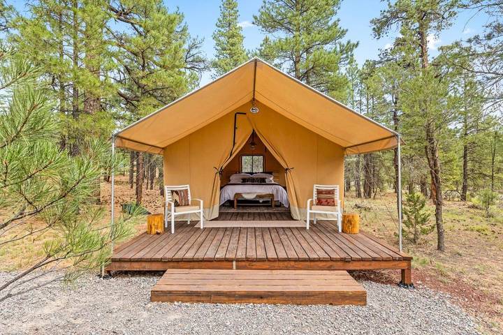Camping para 2 personas, con terraza y vistas, Se admiten mascotas en Parque nacional del Gran Cañón