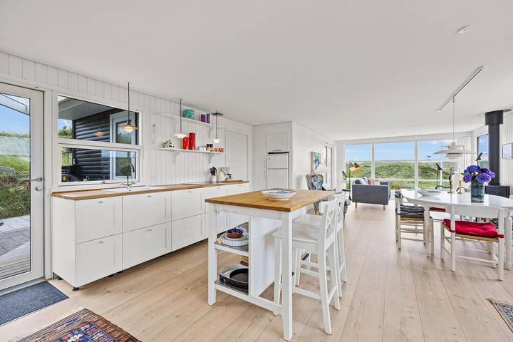 Ferienhaus mit Meerblick für 5 Personen, mit Balkon/Terrasse und Terrasse in Vejers Strand - 3