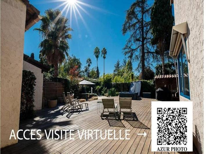 Gîte pour 7 personnes, avec jacuzzi et jardin ainsi que balcon et piscine à Biot - 3