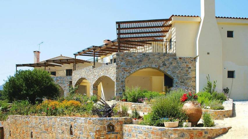 Casa de férias para 2 pessoas, com piscina e varanda em Creta