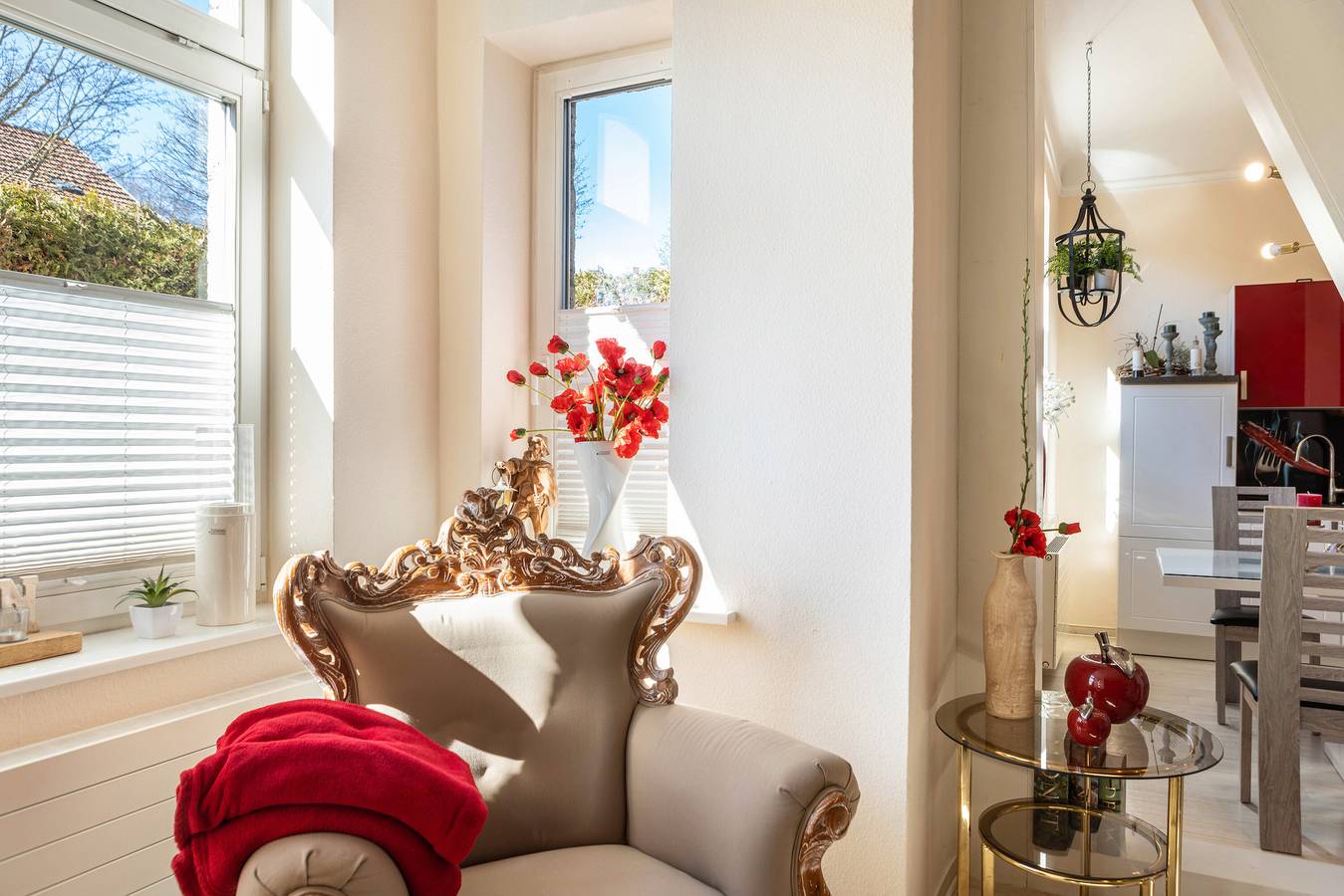 Ganze Wohnung, Ferienwohnung 'Vogelnest Familienambiente' mit Gemeinschaftspool, Gemeinschaftsterrasse und Wi-Fi in Mühlhausen, Unstrut-Hainich-Kreis