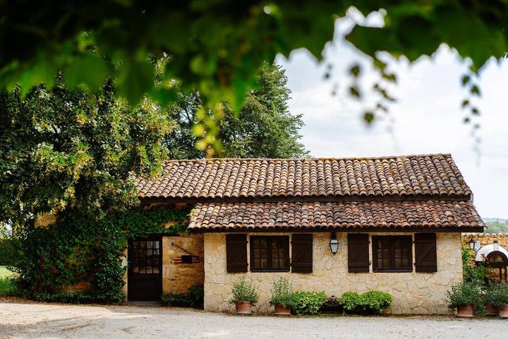 Maison de vacances pour 8 personnes, avec terrasse ainsi que piscine et jardin