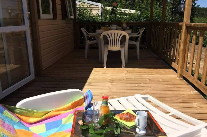 Mobil home pour 4 personnes à Saint-Laurent-la-Vallée - 2