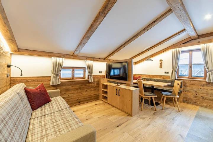 Gîte pour 4 personnes, avec terrasse et vue dans St. Magdalena (Gsies)