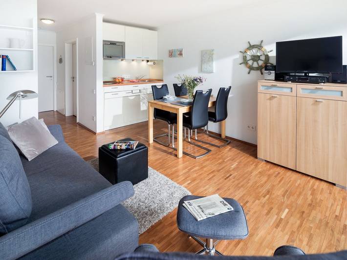 Ferienwohnung für 2 Personen, mit Balkon auf Norderney - 3