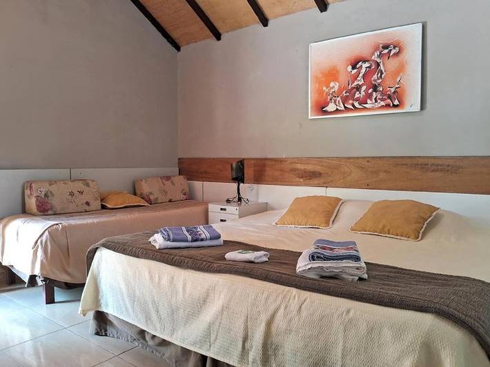 Hôtel pour 3 personnes, avec piscine et sauna ainsi que jacuzzi et jardin à São Roque - 2