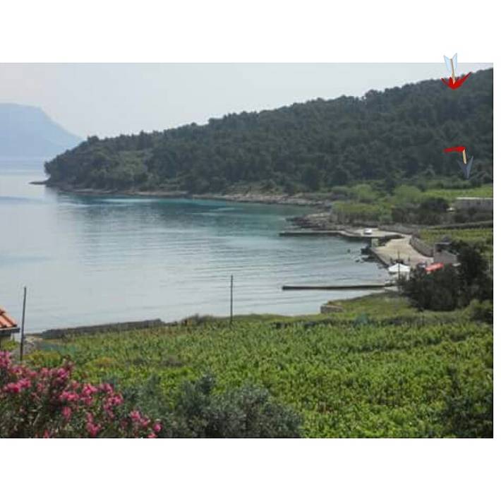 Ganze Wohnung, Ferienwohnung in Lumbarda mit Meerblick, Terrasse, Klimaanlage, Waschmaschine (876-2) in Lumbarda, Korcula