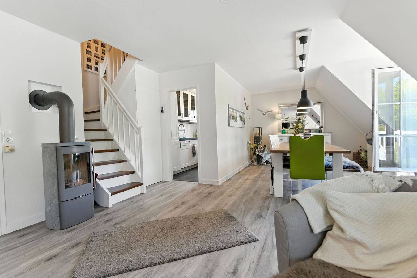 Ganze Wohnung, App. Heimathafen Westmarken - Urlaub für 7 Personen mit Balkon in Traumlage in St. Peter-Bad, St. Peter-Ording