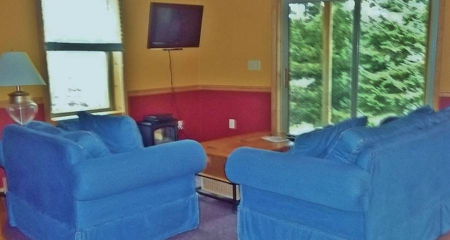 Log cabin for 8 people, with terrace and yard as well as hot tub, with pets in Deep Creek Lake