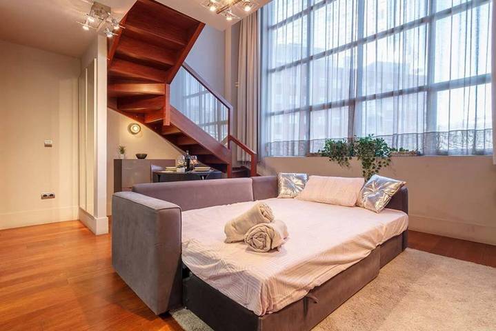 Appartement entier, Appartement de vacances pour 1 personne in Spa-Balneario Jardines de Albia (Bilbao), Bilbao