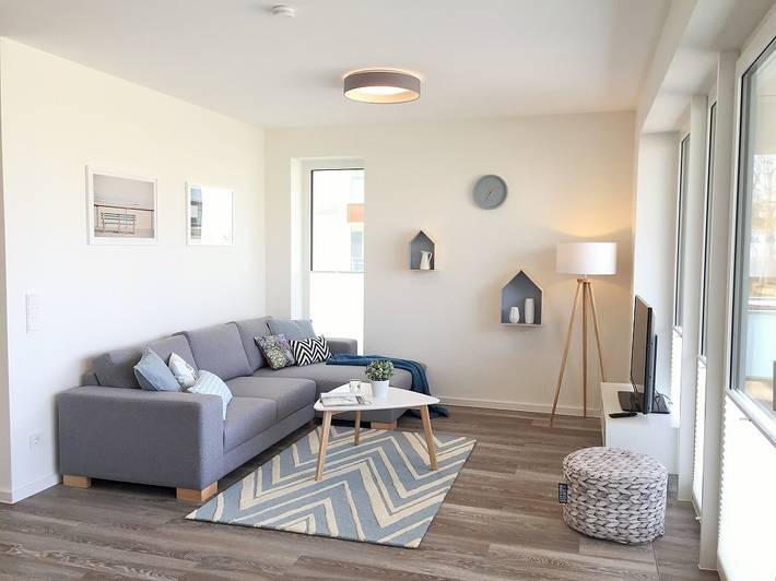 Ferienwohnung für 4 Personen, mit Meerblick und Balkon
