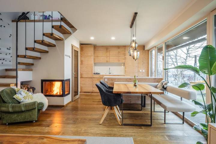 Ferienhaus für 4 Personen, mit Balkon und Whirlpool sowie Terrasse und Garten in Lavanttal