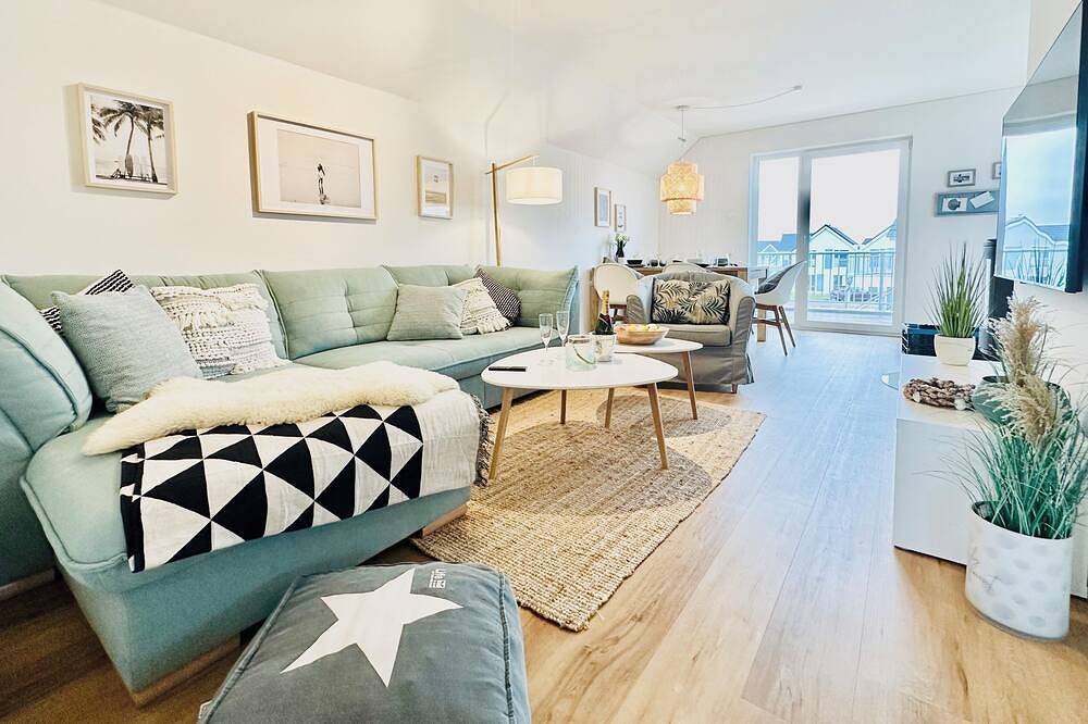 Ganze Wohnung, Surfbude - Infrarotsauna, Kamin, Waschmaschine, Balkon, eigener Parkplatz, 3 Tvs in Olpenitz, Kappeln