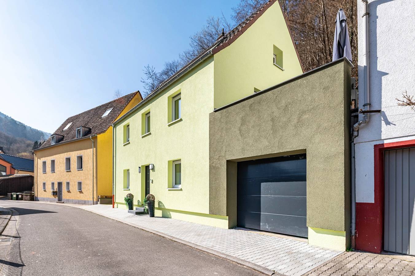 Ferienhaus 'Pfalzliebe' mit privater Terrasse und Wlan in Rinnthal, Südliche Weinstraße