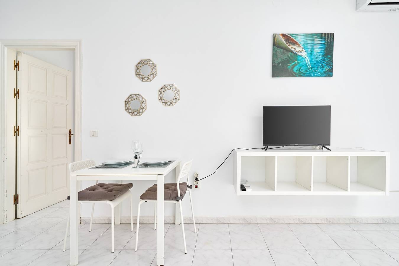 Lejlighedshotel for 3 personer med have in Playa de Burriana, Nerja