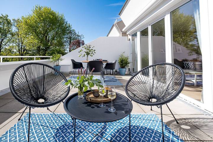 Ferienwohnung für 4 Personen, mit Terrasse und Balkon/Terrasse, mit Haustier - 1