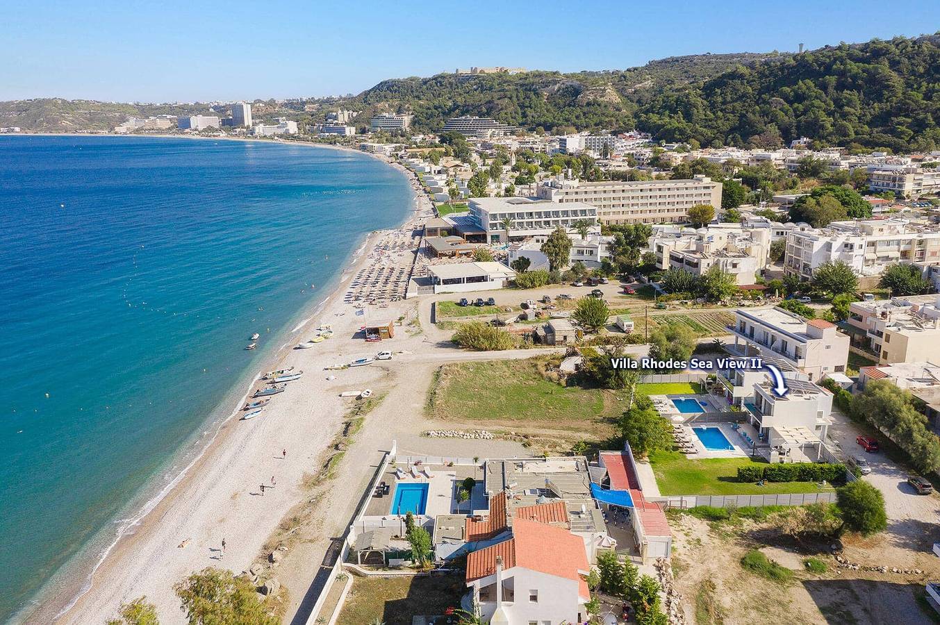Villa für 7 Personen mit Garten in Ialysos, Rhodos
