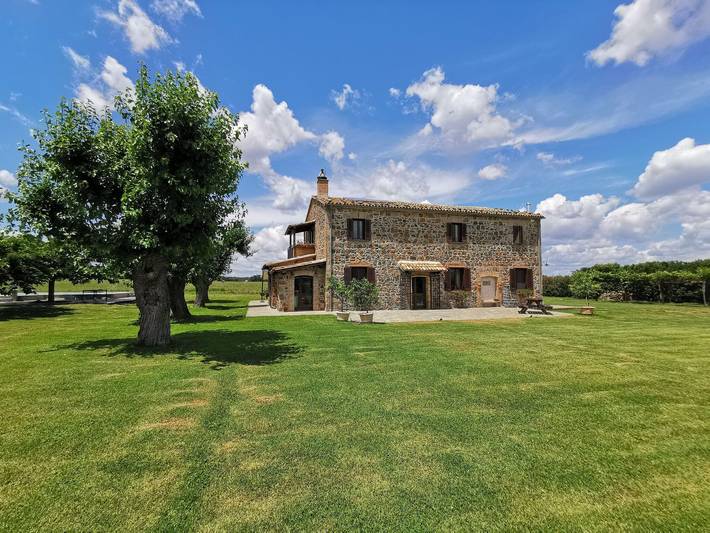 Vakantiehuis voor 16 personen, met zwembad en tuin in Provincie Viterbo