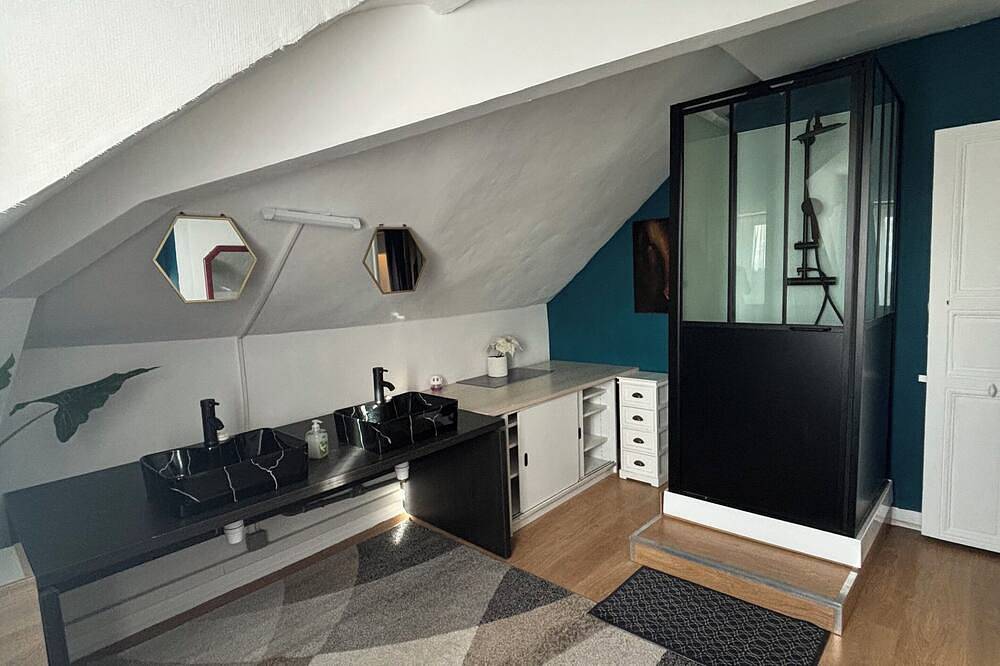 Lake view apartment - Les Combles Du Chateau Des Marais - For 2 to 5 People in Saint-Philbert-de-Grand-Lieu, Nantes region