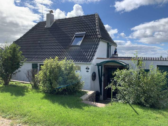 Ferienhaus für 5 Personen, mit Terrasse und Ausblick sowie Garten, kinderfreundlich in Nordstrand (Gemeinde)