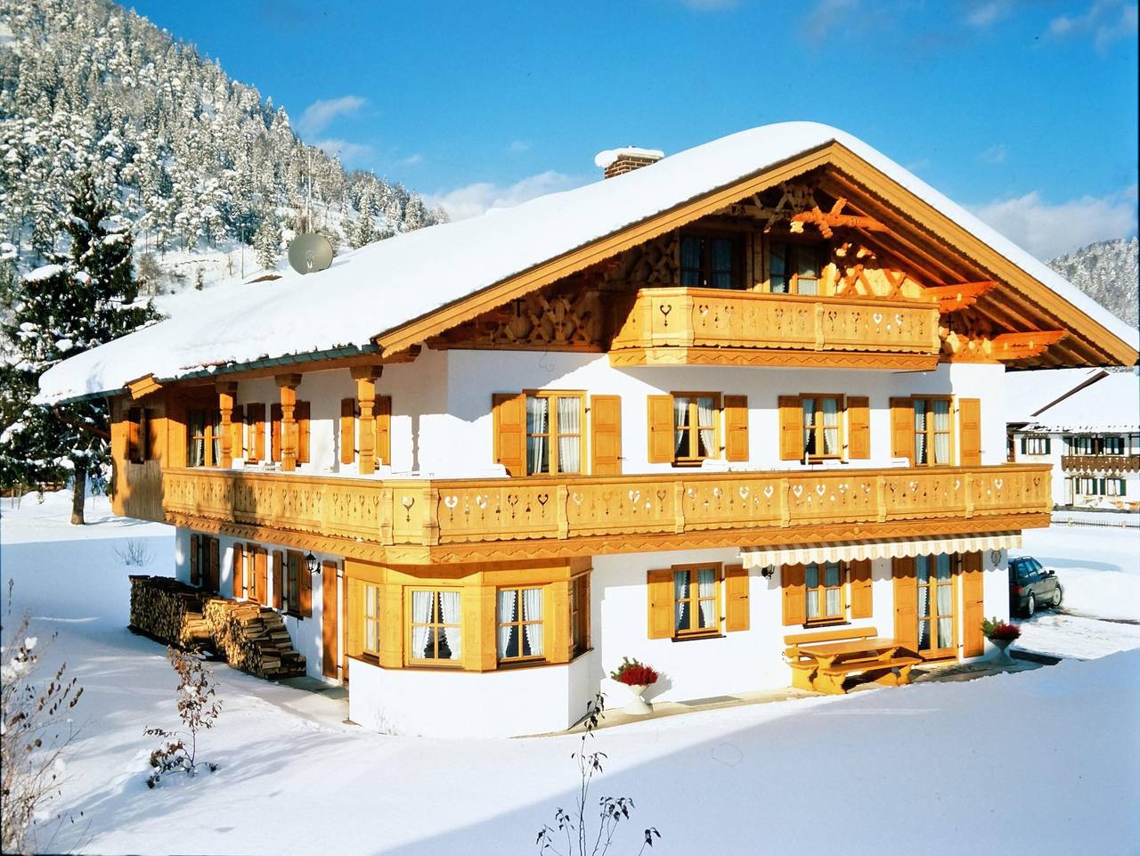 Ganze Ferienwohnung, Anneliese, Gästehaus - "Nr. 6" Fewo, 1 Schlafraum, Dusche, Wc in Wallgau, Walchensee