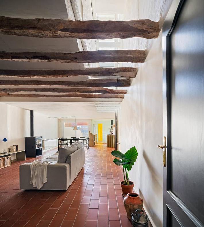 Maison de vacances pour 12 personnes, avec terrasse et vue, animaux acceptés