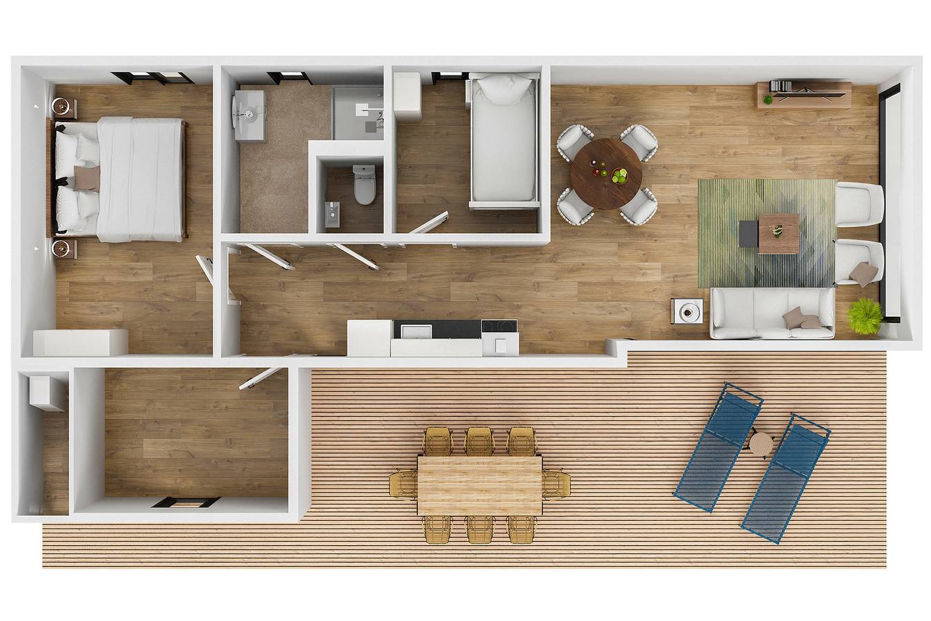 Vakantiepark Breebronne — Wald Cottage | 4 Personen in Maasbree, Limburg (Niederlande)