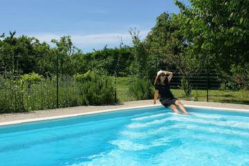 Cottage pour 10 personnes, avec jardin à Saint-Remèze