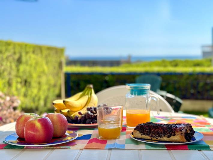 Apartamento de férias para 6 pessoas, com jardim em Praia Verde