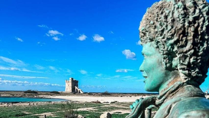 Appartamento per 3 persone, con panorama e giardino, con animali domestici in Torre Squillace