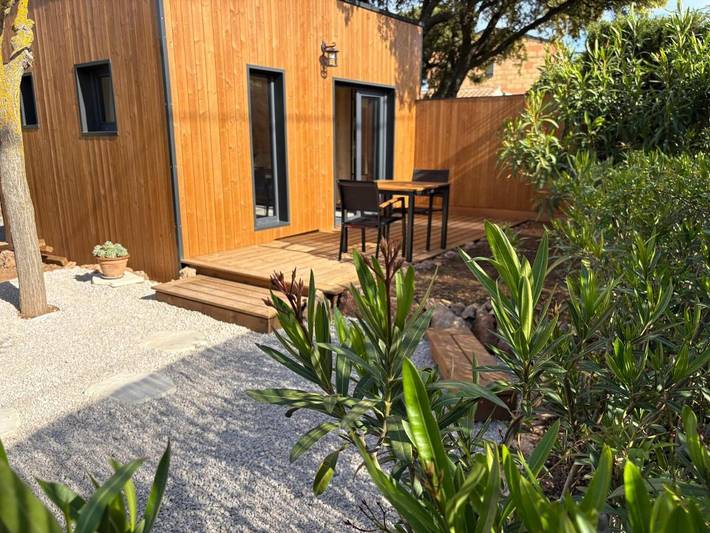 Maison de vacances pour 3 personnes, avec jardin