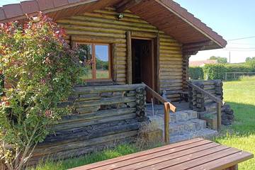 Gîte pour 2 personnes, avec balcon et jardin à Saint-Julien-de-Mailloc