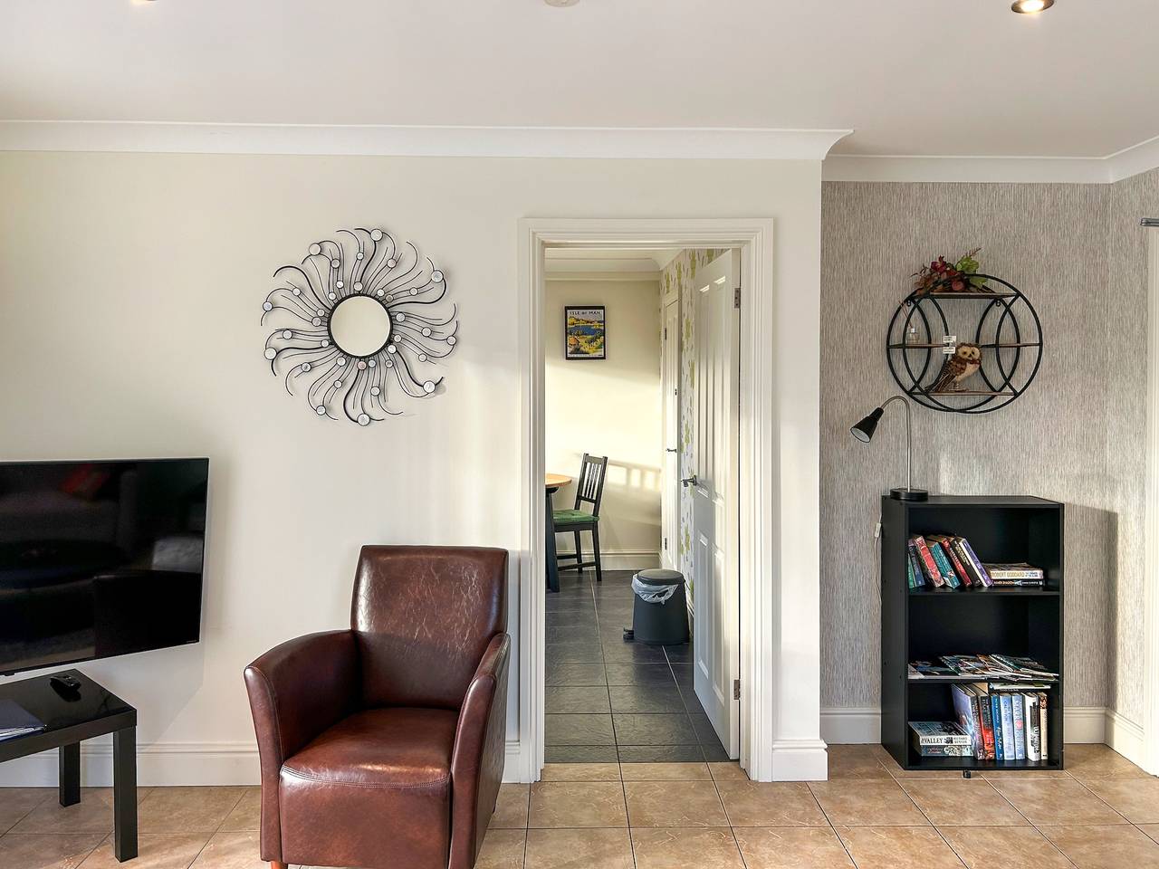 At Cedar Lodge Apartment in Maughold, Isle of Man