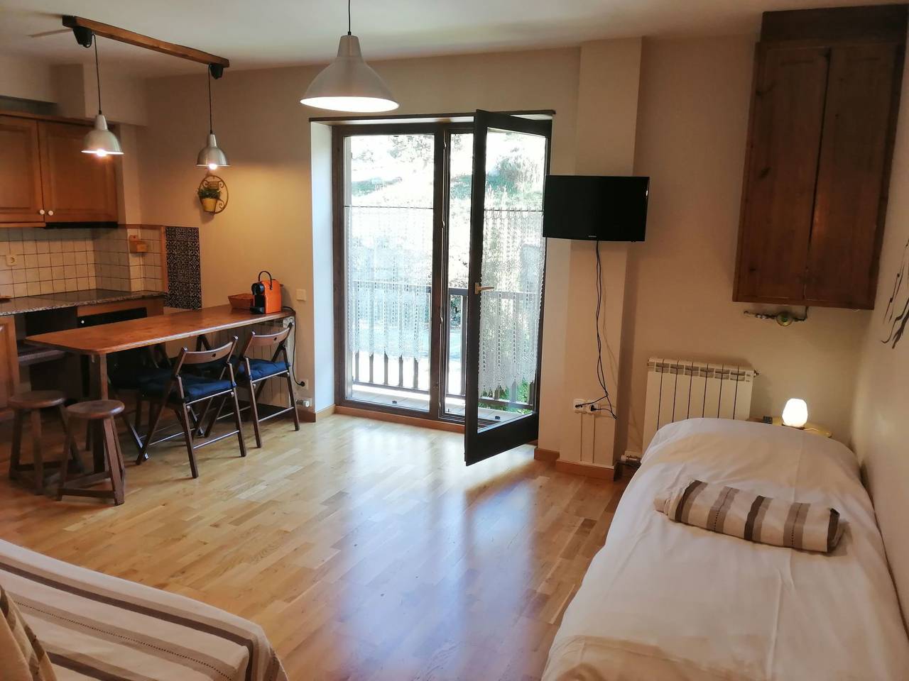 Appartement entier, Geräumiges Studio mit Balkon Erta 2 Vall de Boí in Pla de l'Ermita, La Vall de Boí