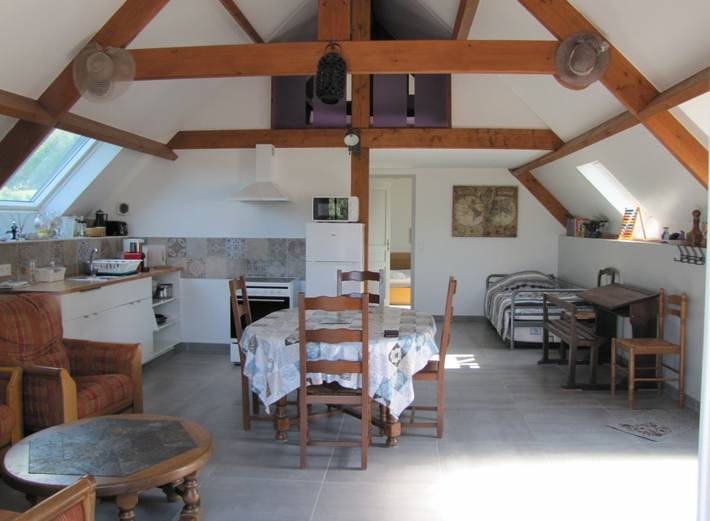 Gîte pour 7 personnes, avec balcon et jardin, animaux acceptés à Bannalec - 4